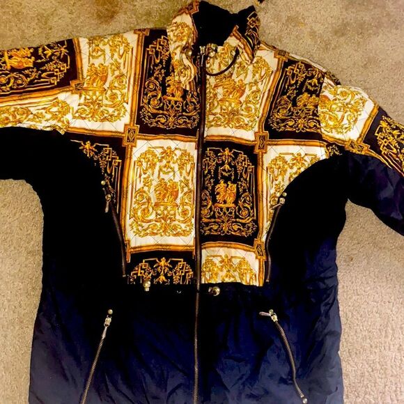 east west Jackets & Blazers - VTG EAST WEST Women's lightweight quilted Colorful JACKET COAT